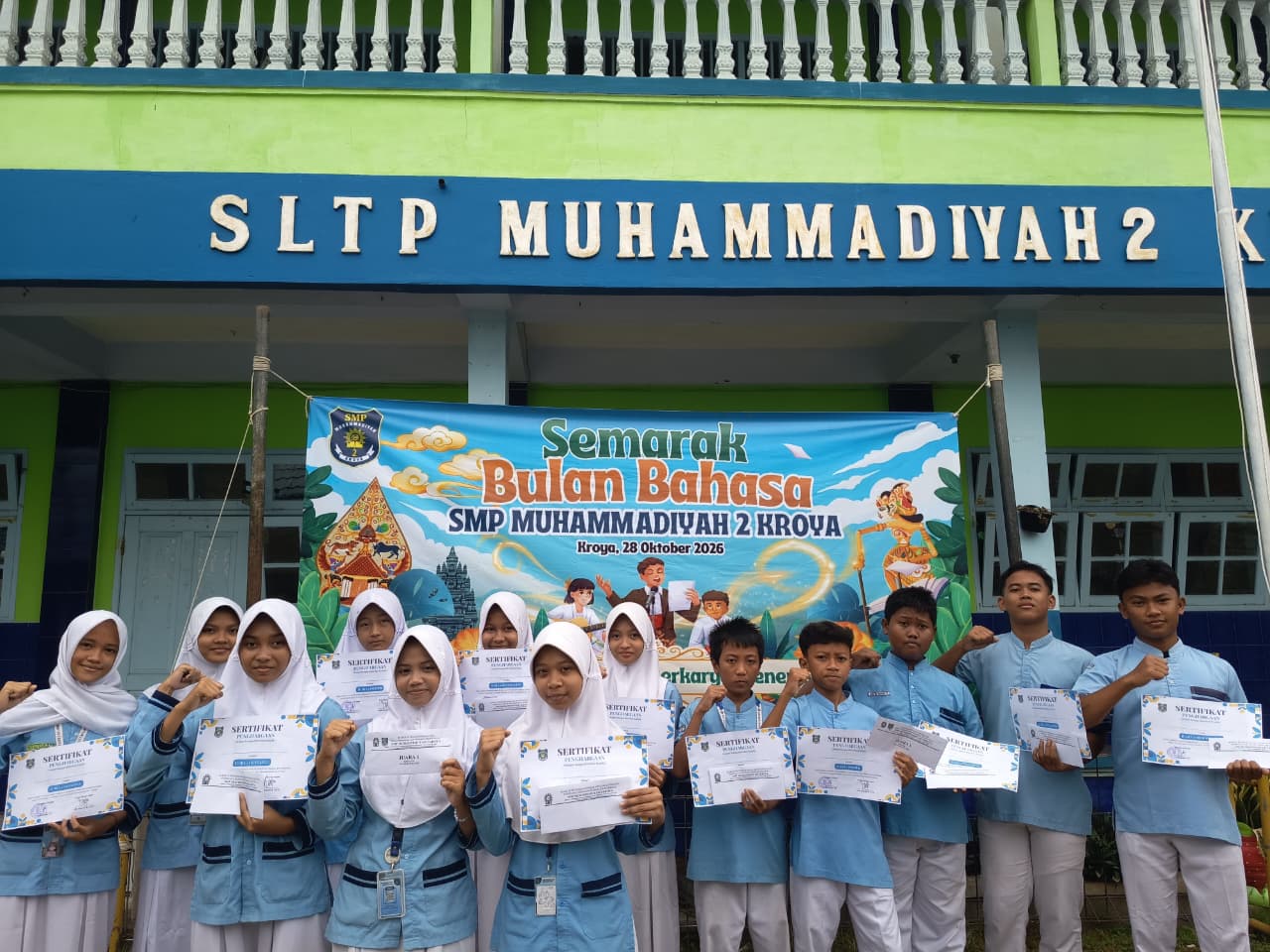 Semarak Bulan Bahasa SMP Muhammadiyah 2 Kroya Berkarya dan Berprestasi